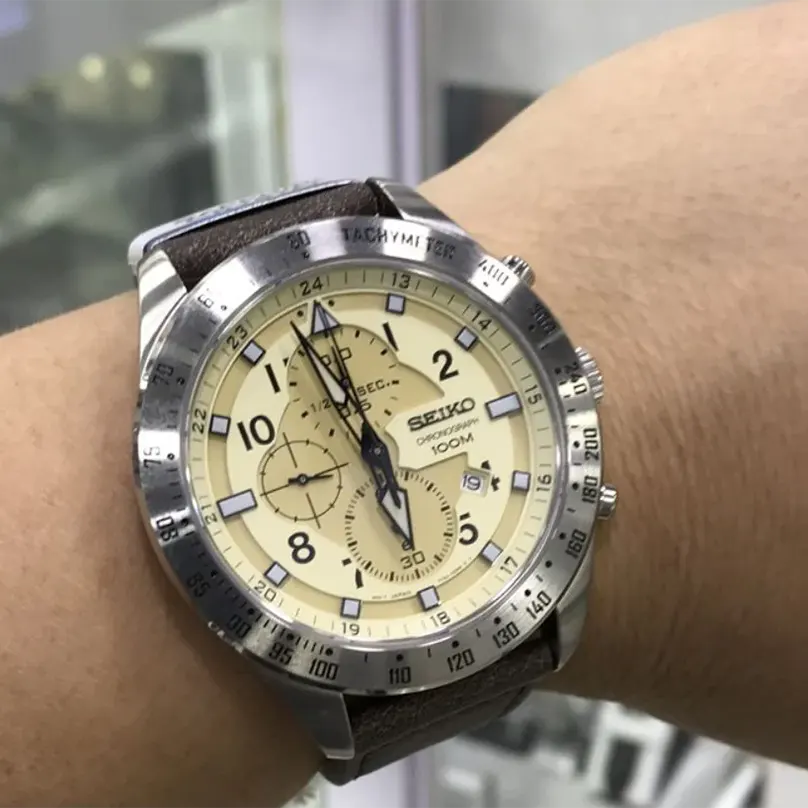 Seiko Criteria Quartz Lee Hom Chronograph Men's Watch- SNDH43P1
